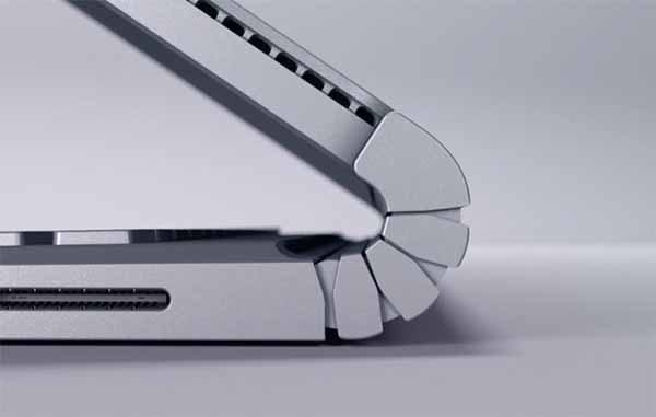 Surface Book's dynamic fulcrum hinge